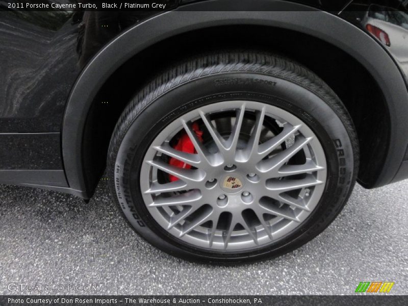Black / Platinum Grey 2011 Porsche Cayenne Turbo