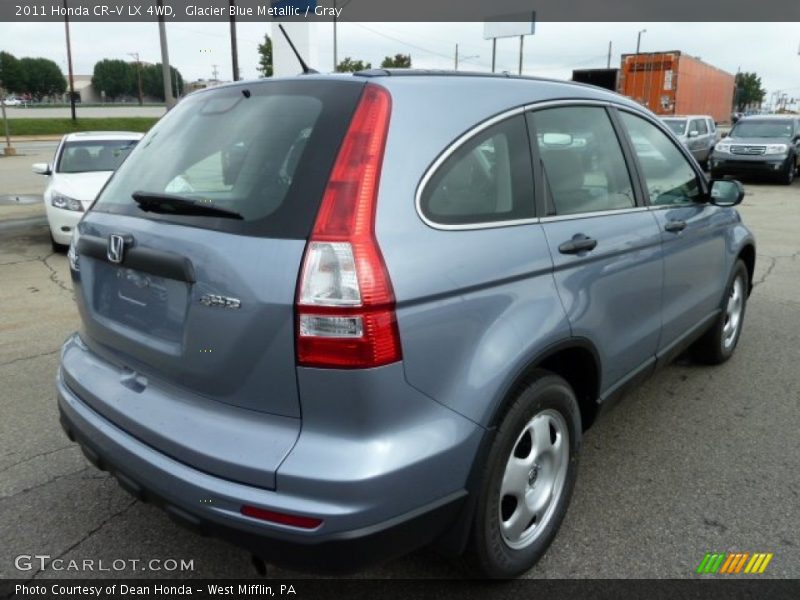 Glacier Blue Metallic / Gray 2011 Honda CR-V LX 4WD