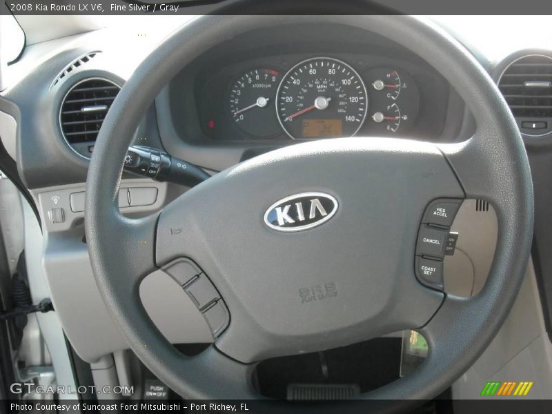 Fine Silver / Gray 2008 Kia Rondo LX V6