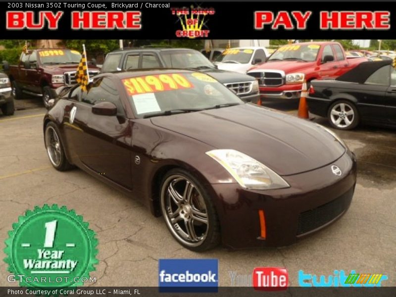 Brickyard / Charcoal 2003 Nissan 350Z Touring Coupe