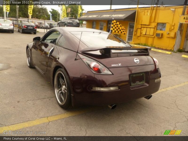 Brickyard / Charcoal 2003 Nissan 350Z Touring Coupe