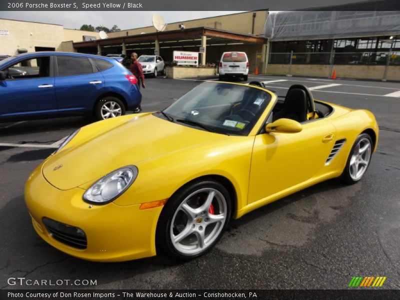 Speed Yellow / Black 2006 Porsche Boxster S