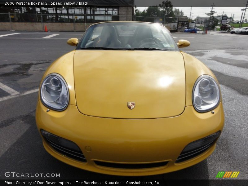 Speed Yellow / Black 2006 Porsche Boxster S