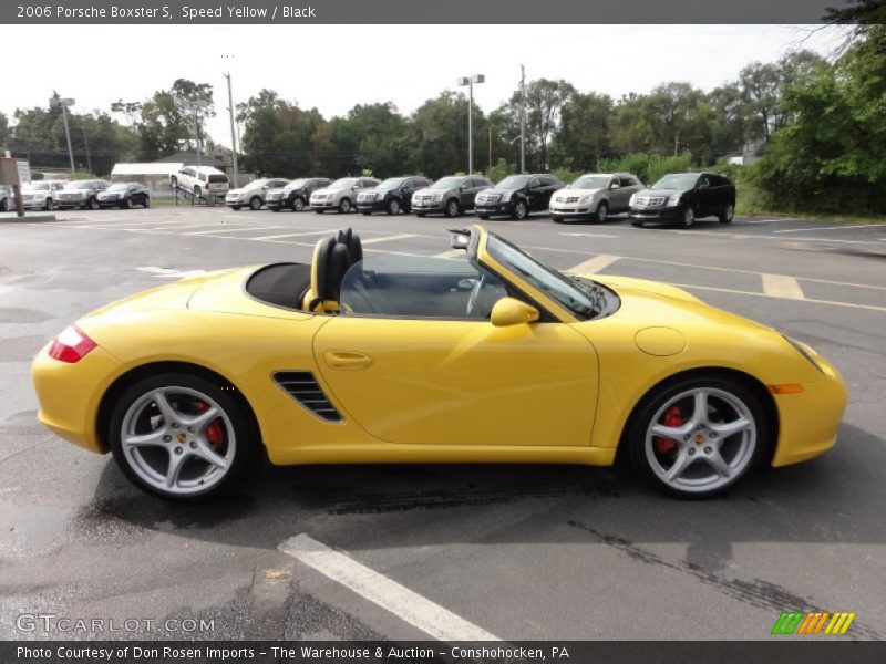 Speed Yellow / Black 2006 Porsche Boxster S