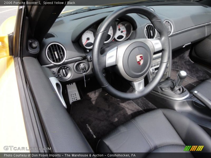 Speed Yellow / Black 2006 Porsche Boxster S