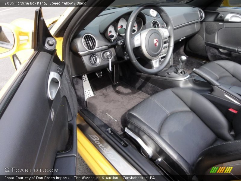  2006 Boxster S Black Interior