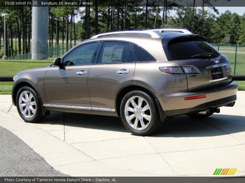 Beryllium 16 Metallic / Wheat 2008 Infiniti FX 35