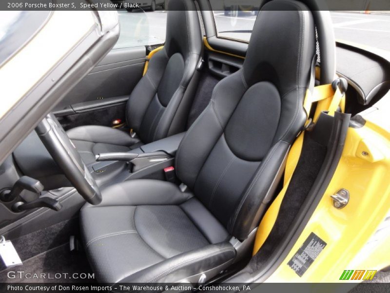 Speed Yellow / Black 2006 Porsche Boxster S