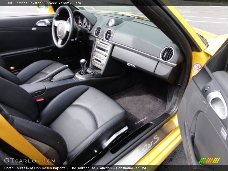 Speed Yellow / Black 2006 Porsche Boxster S