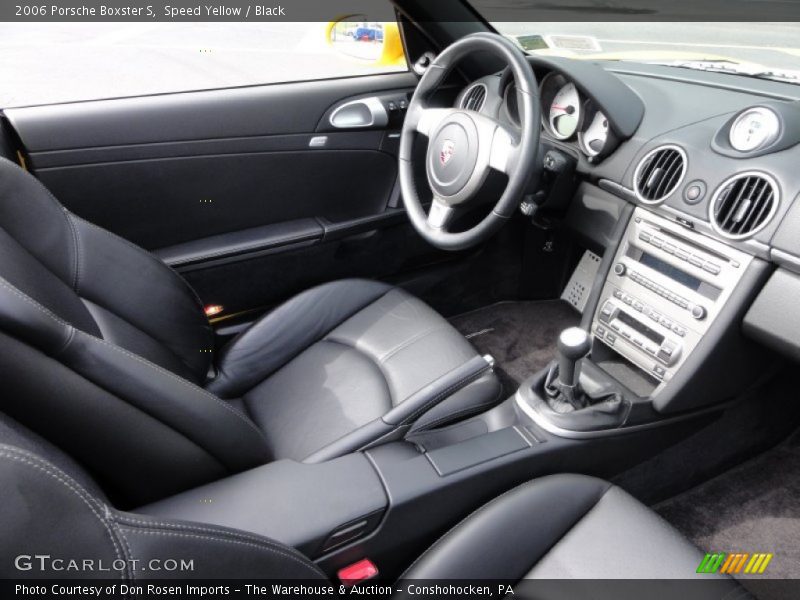  2006 Boxster S Black Interior