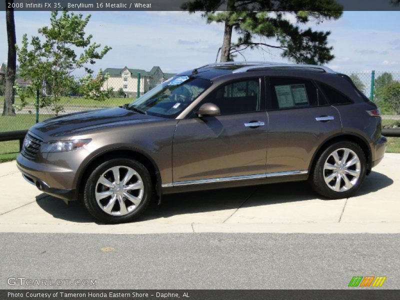 Beryllium 16 Metallic / Wheat 2008 Infiniti FX 35