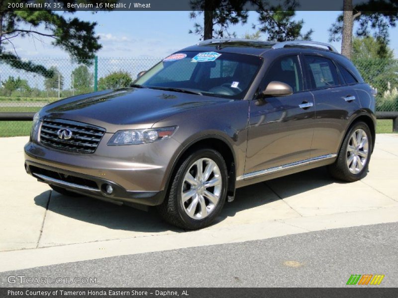 Beryllium 16 Metallic / Wheat 2008 Infiniti FX 35