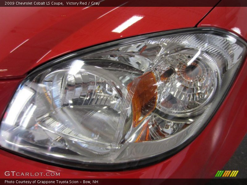 Victory Red / Gray 2009 Chevrolet Cobalt LS Coupe