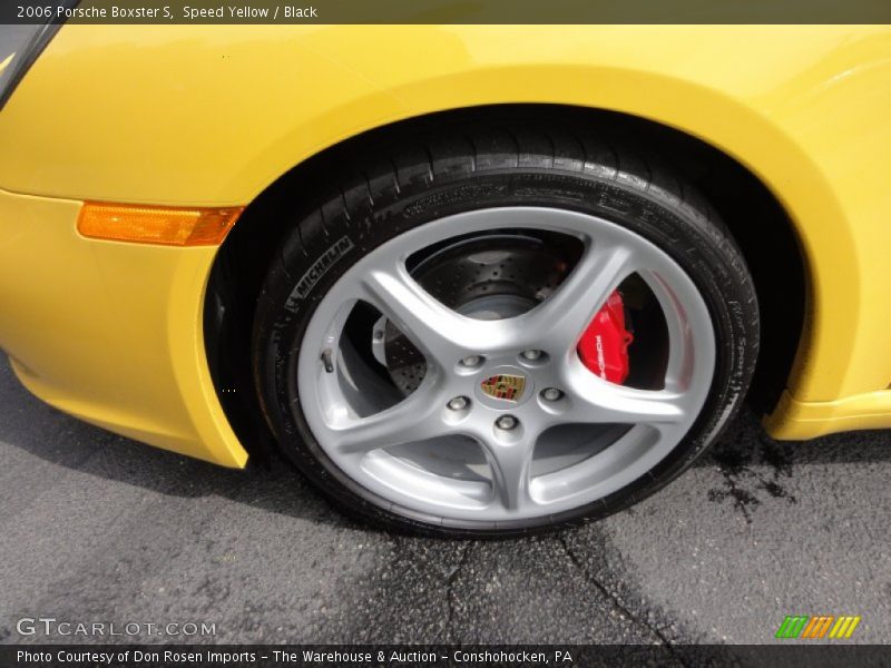 Speed Yellow / Black 2006 Porsche Boxster S