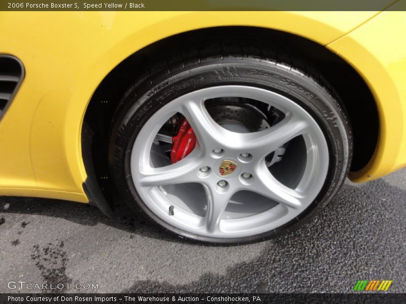 Speed Yellow / Black 2006 Porsche Boxster S
