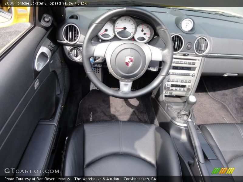 Speed Yellow / Black 2006 Porsche Boxster S