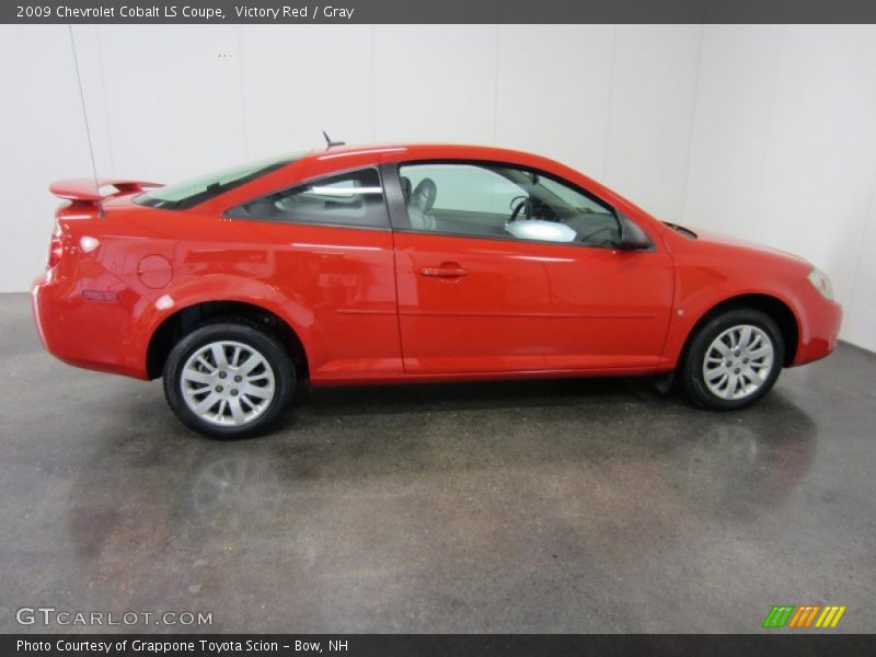 Victory Red / Gray 2009 Chevrolet Cobalt LS Coupe
