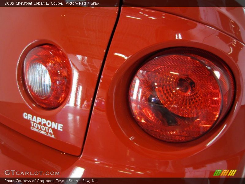 Victory Red / Gray 2009 Chevrolet Cobalt LS Coupe