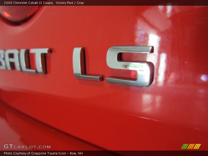 Victory Red / Gray 2009 Chevrolet Cobalt LS Coupe