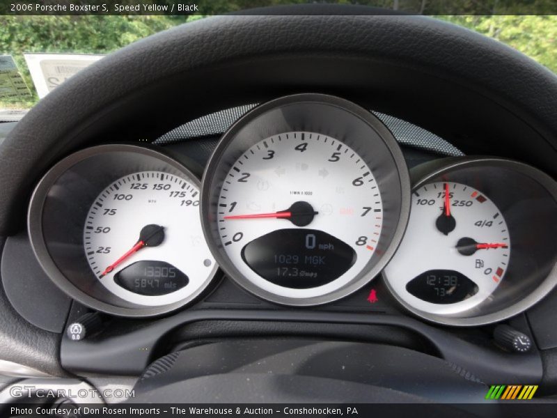  2006 Boxster S S Gauges