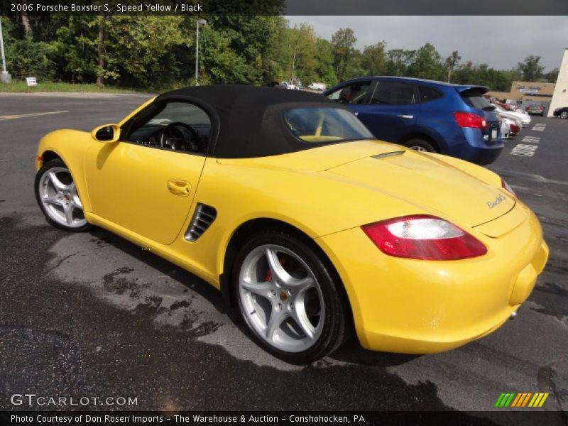 Speed Yellow / Black 2006 Porsche Boxster S