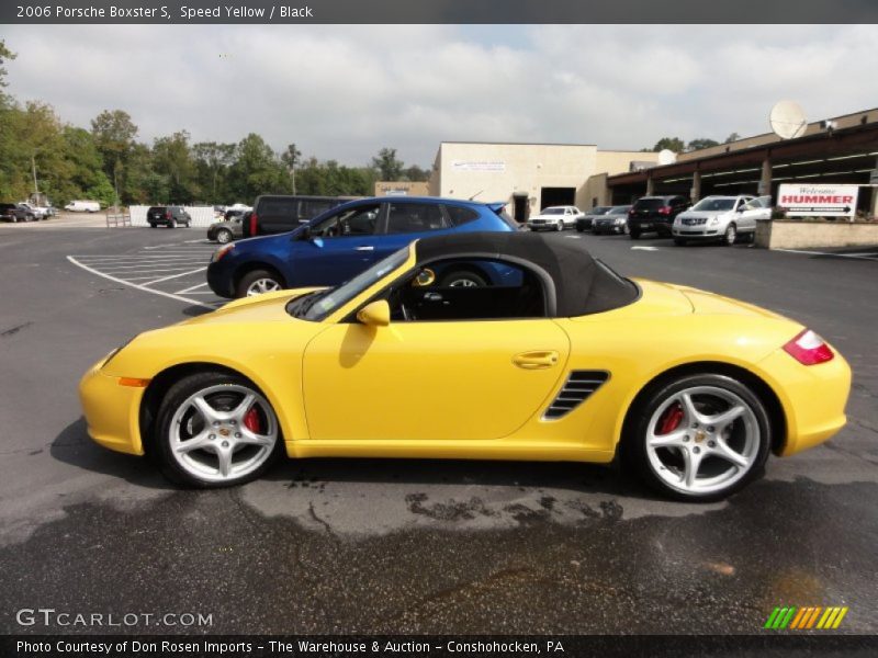Speed Yellow / Black 2006 Porsche Boxster S