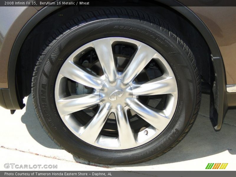 Beryllium 16 Metallic / Wheat 2008 Infiniti FX 35