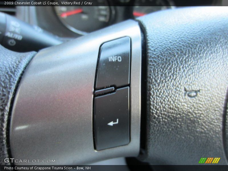 Victory Red / Gray 2009 Chevrolet Cobalt LS Coupe