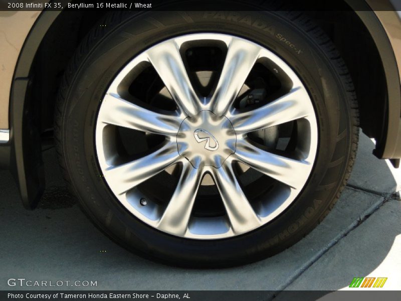 Beryllium 16 Metallic / Wheat 2008 Infiniti FX 35