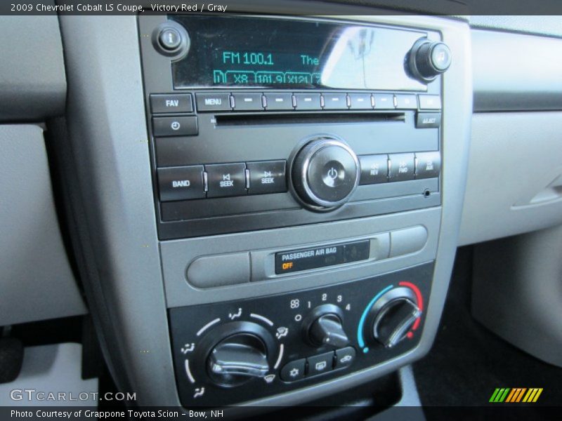 Victory Red / Gray 2009 Chevrolet Cobalt LS Coupe