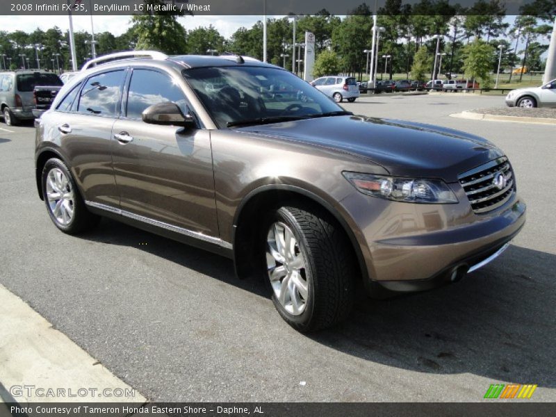 Beryllium 16 Metallic / Wheat 2008 Infiniti FX 35