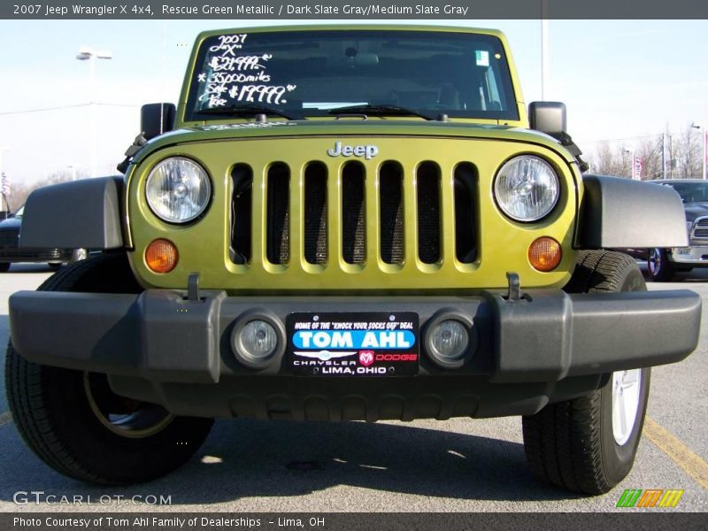 Rescue Green Metallic / Dark Slate Gray/Medium Slate Gray 2007 Jeep Wrangler X 4x4