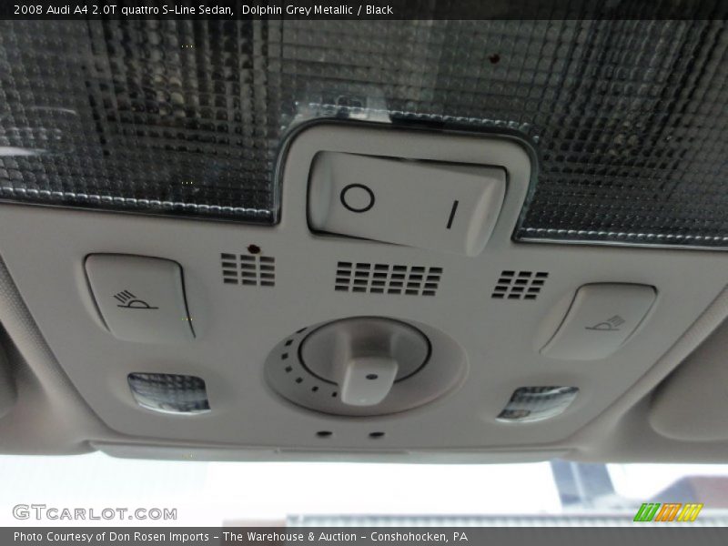 Dolphin Grey Metallic / Black 2008 Audi A4 2.0T quattro S-Line Sedan