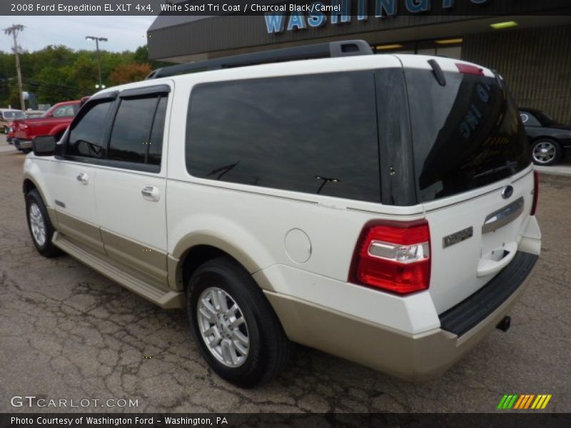 White Sand Tri Coat / Charcoal Black/Camel 2008 Ford Expedition EL XLT 4x4