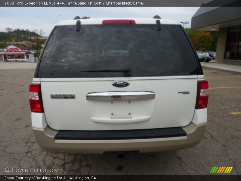 White Sand Tri Coat / Charcoal Black/Camel 2008 Ford Expedition EL XLT 4x4