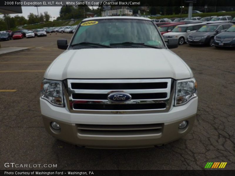 White Sand Tri Coat / Charcoal Black/Camel 2008 Ford Expedition EL XLT 4x4