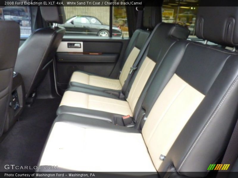 White Sand Tri Coat / Charcoal Black/Camel 2008 Ford Expedition EL XLT 4x4