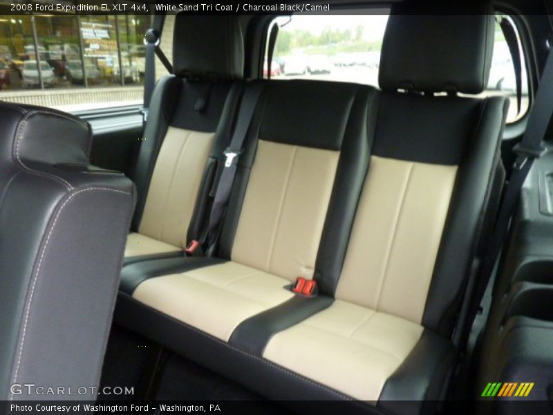 White Sand Tri Coat / Charcoal Black/Camel 2008 Ford Expedition EL XLT 4x4