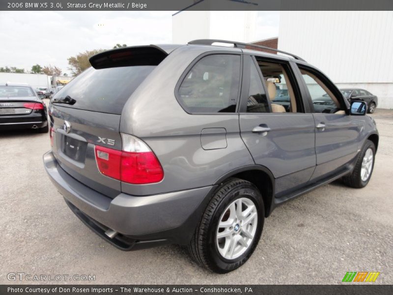 Stratus Grey Metallic / Beige 2006 BMW X5 3.0i