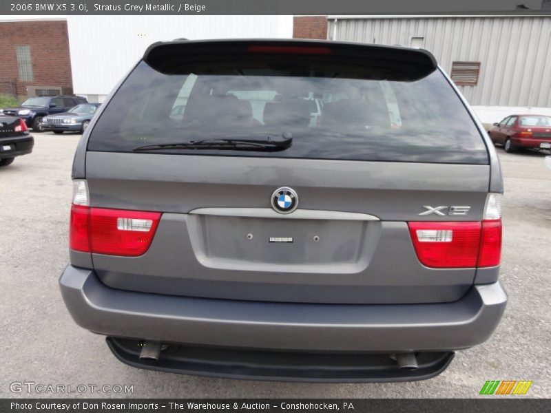 Stratus Grey Metallic / Beige 2006 BMW X5 3.0i