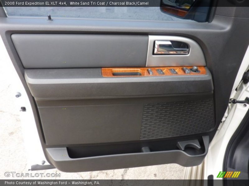 White Sand Tri Coat / Charcoal Black/Camel 2008 Ford Expedition EL XLT 4x4