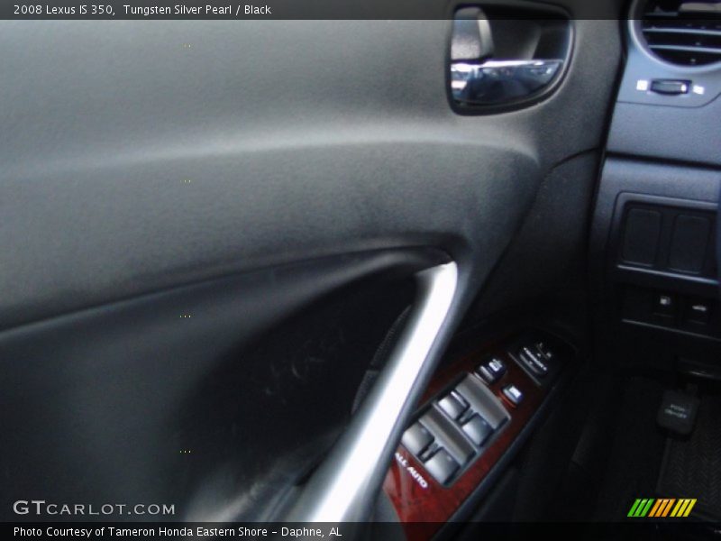 Tungsten Silver Pearl / Black 2008 Lexus IS 350