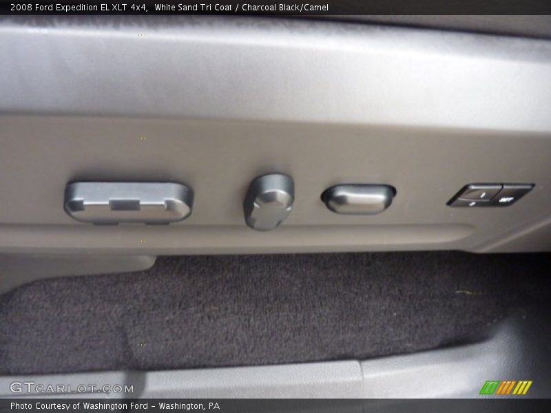 White Sand Tri Coat / Charcoal Black/Camel 2008 Ford Expedition EL XLT 4x4