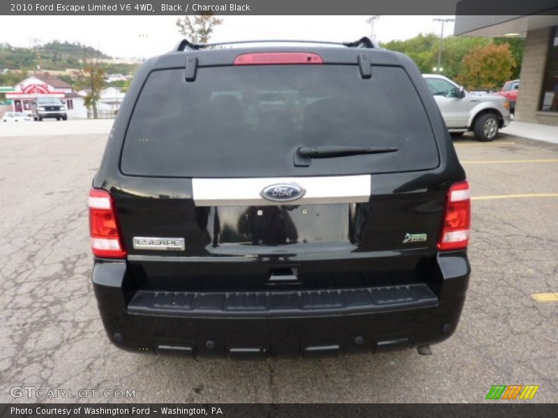 Black / Charcoal Black 2010 Ford Escape Limited V6 4WD
