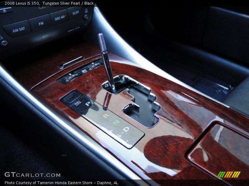 Tungsten Silver Pearl / Black 2008 Lexus IS 350
