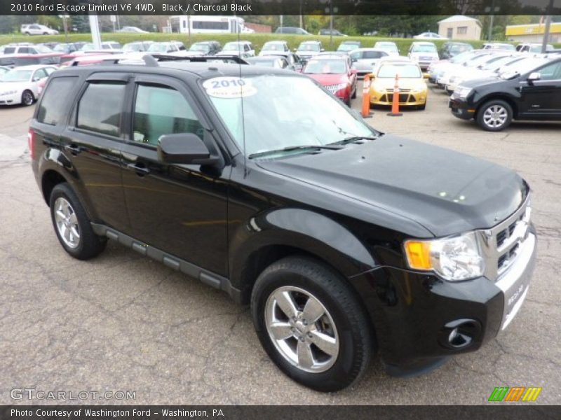 Black / Charcoal Black 2010 Ford Escape Limited V6 4WD