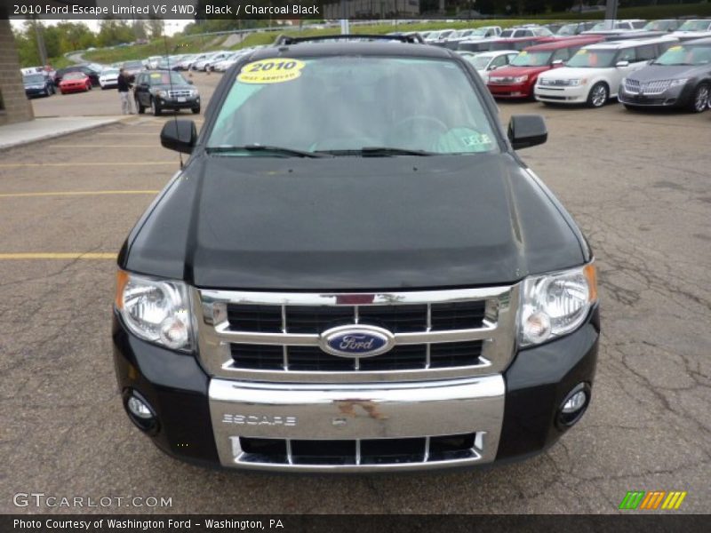 Black / Charcoal Black 2010 Ford Escape Limited V6 4WD