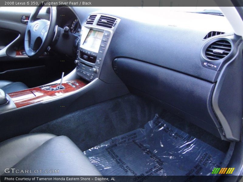 Tungsten Silver Pearl / Black 2008 Lexus IS 350