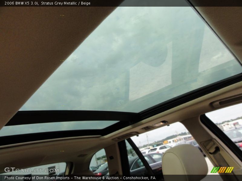 Stratus Grey Metallic / Beige 2006 BMW X5 3.0i