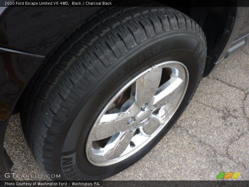 Black / Charcoal Black 2010 Ford Escape Limited V6 4WD